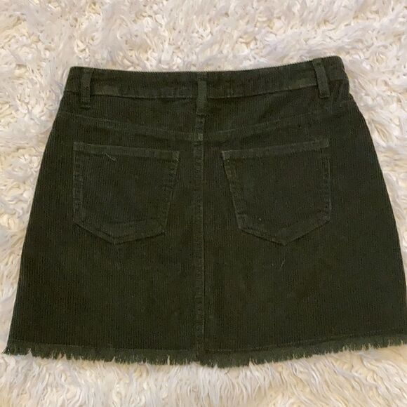 Indigo Rein black corduroy mini skirt Size 27 - Picture 3 of 5